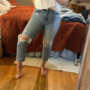 American eagle mom jeans